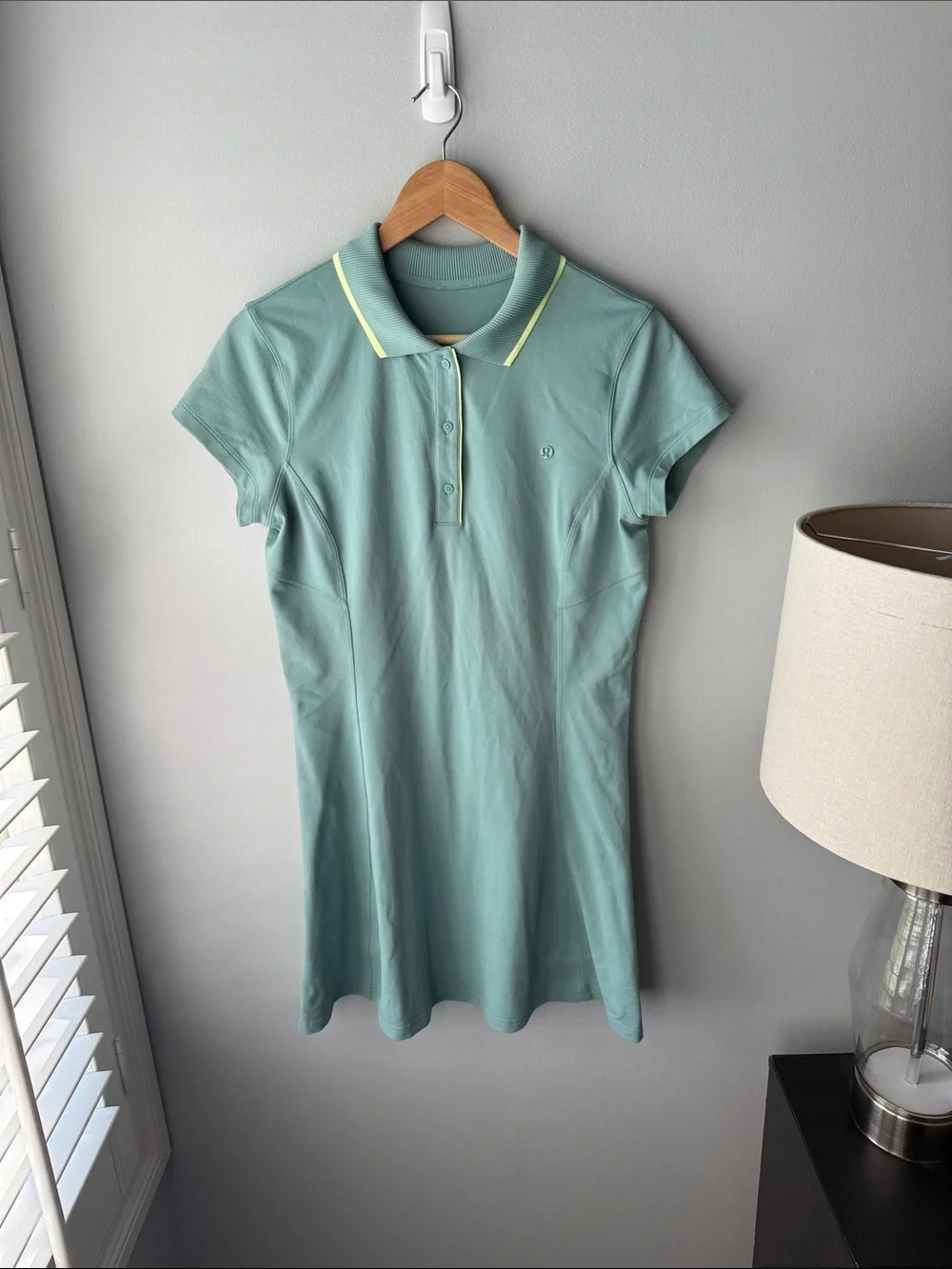 Lululemon Short-Sleeve Polo Dress in Rip Tide Faded Zap